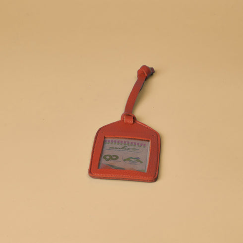 90 Feet Vegan Leather Personalized Luggage Tag